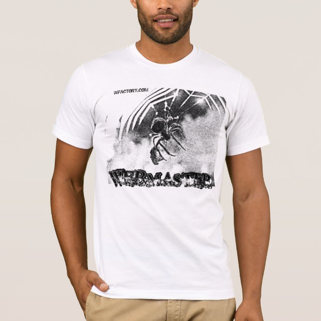 WEBMASTER-Weiß T-Shirt (Vorderseite)