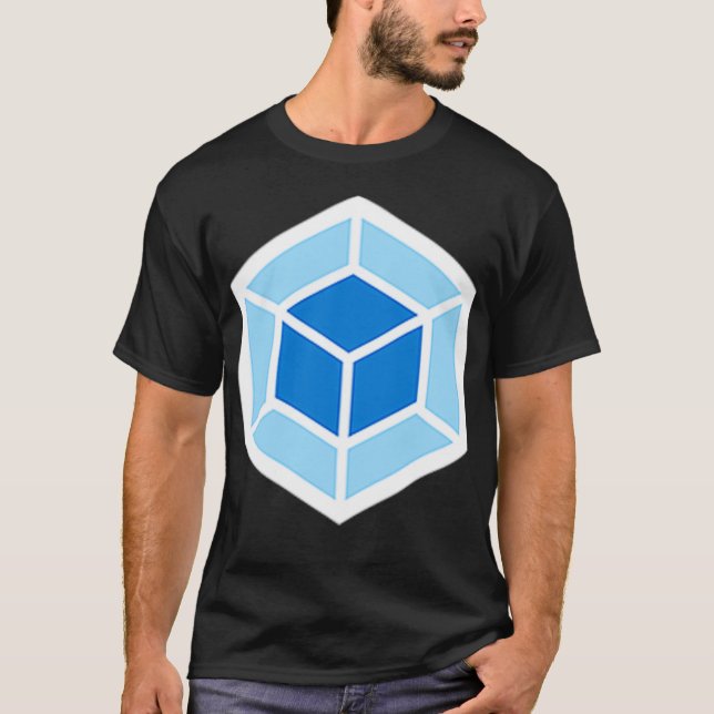 Webpack JavaScript Web Frontend Developer Software T-Shirt (Vorderseite)