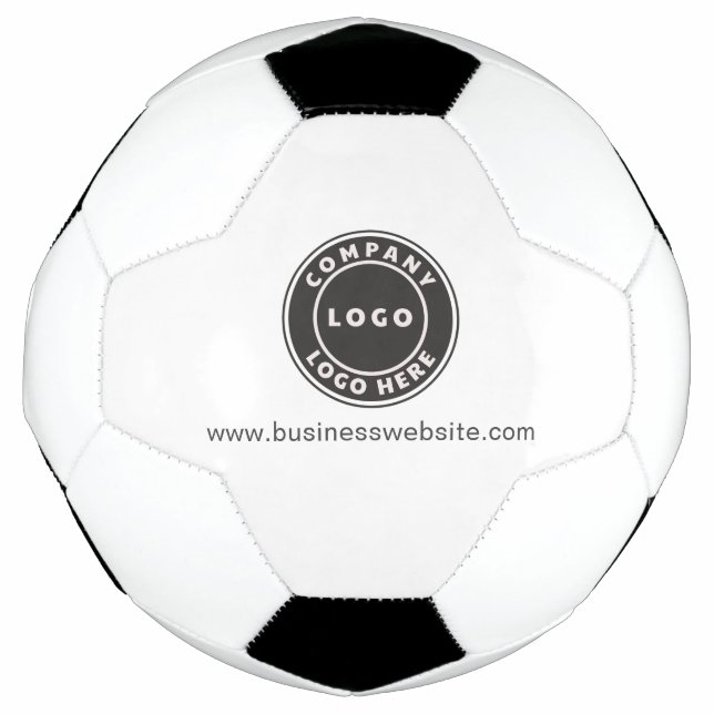 Website-Adresse des Unternehmens hinzufügen Fußball (Vorderseite)