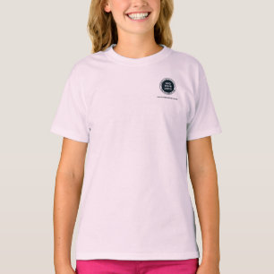 Website-Adresse des Unternehmens hinzufügen T-Shirt