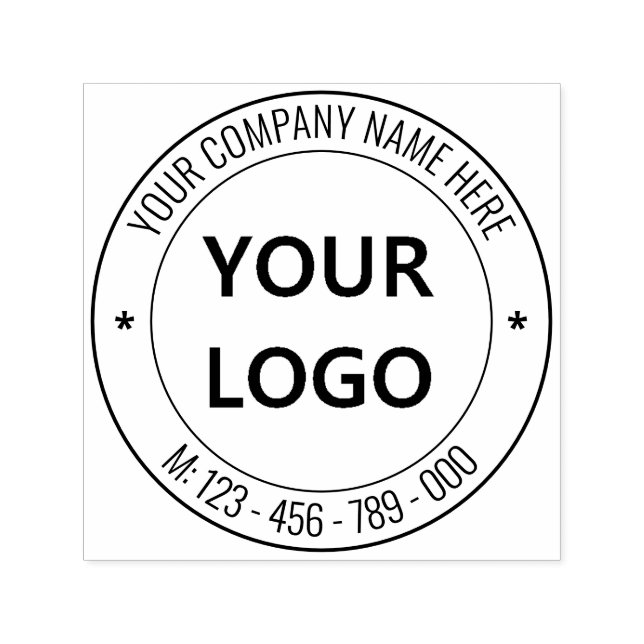Website-Briefmarke für benutzerdefinierte Logo Permastempel (Design)