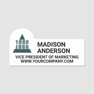 Website Business Logo Cool Modern Chic Company Namensschild