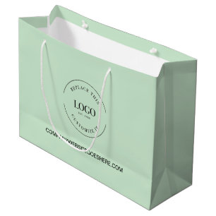 Website der Green Custom Company - Ihr Logo Große Geschenktüte