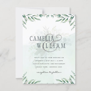 Website der Greenery Wedding Einladungen UAWG QR C