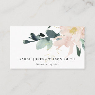 WEBSITE DER WEBSITE "BLUSH GOLD FLORAL WATERCOLOR VISITENKARTE