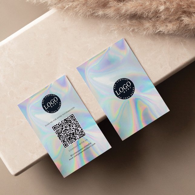 Website des Holographischen QR-Codes für soziale M Visitenkarte (Von Creator hochgeladen)