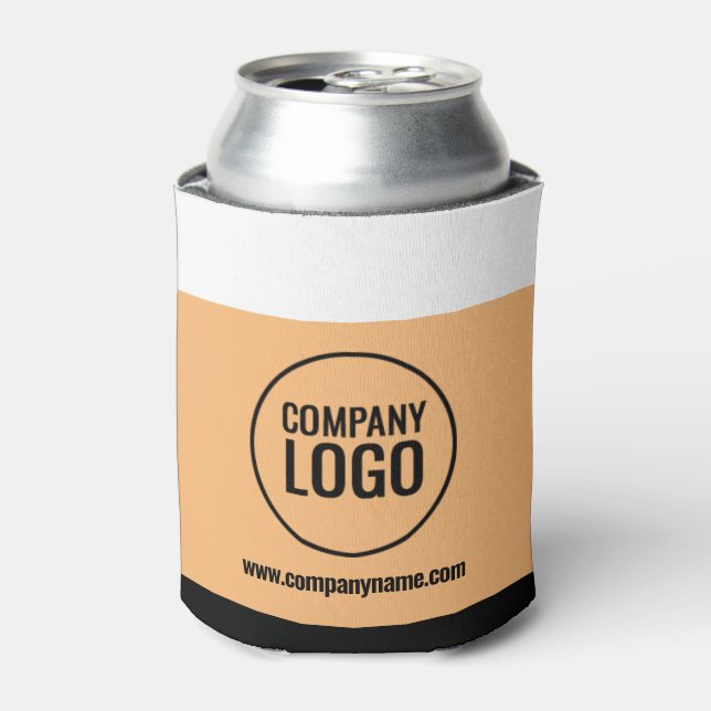 Website des modernen Logos von White Peach Black C Dosenkühler (Kanne Vorderseite)