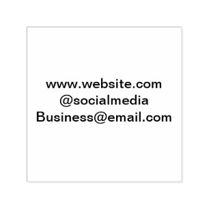 Website-E-Mail-Adresse des Social-Media-Geschäfts Permastempel