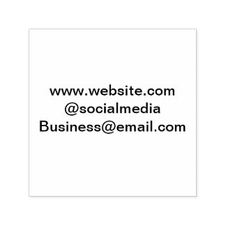 Website-E-Mail-Adresse des Social-Media-Geschäfts  Permastempel