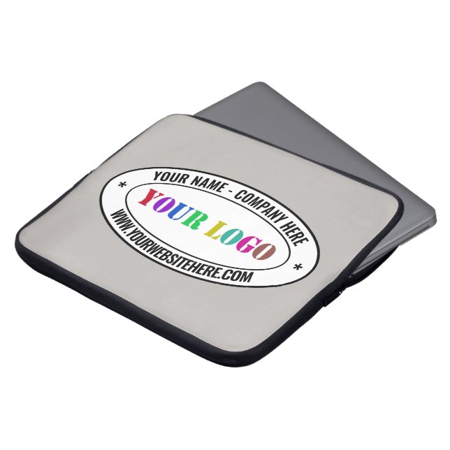 Website für benutzerdefinierte Logo-Namen Werbeakt Laptopschutzhülle (Vorne Oben)