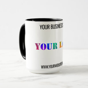 Website für benutzerdefinierte Logo-Namen Werbeakt Tasse