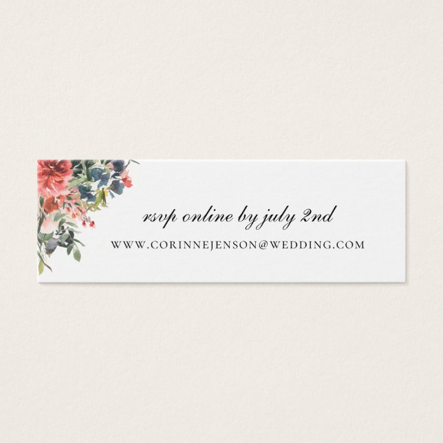 Website für botanische Hochzeiten von Marinekorall (Vorderseite)