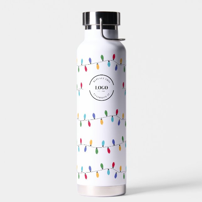 Website für das Weihnachtslicht-Logo Trinkflasche (Links)