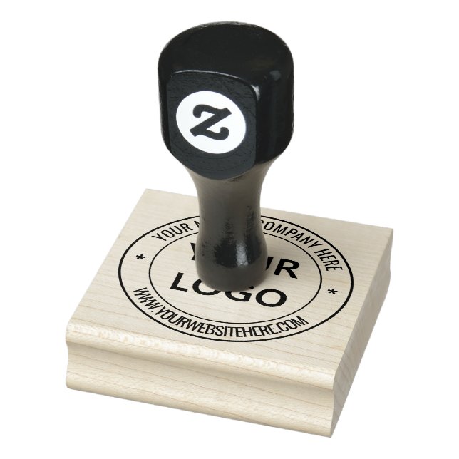 Website für Firmenlogo Personalisiert Gummistempel (Stempel)