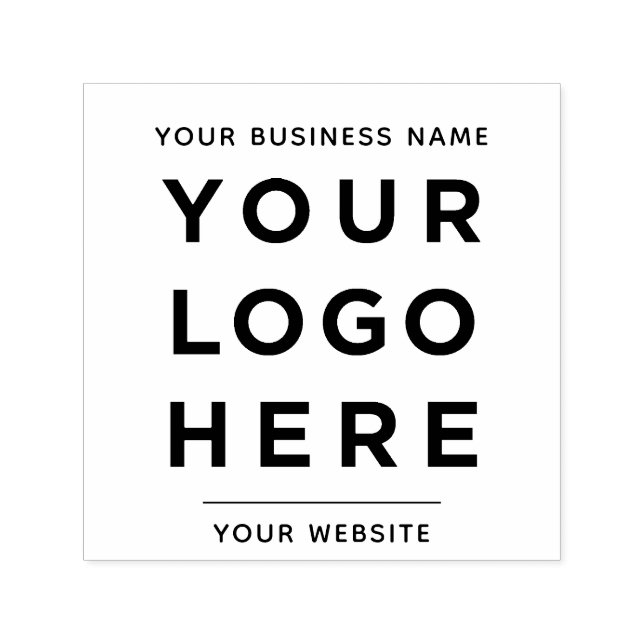 Website für Firmenname - Benutzerdefiniertes Logo Permastempel (Design)