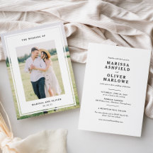 Website für Hochzeiten auf Gerahmtem Foto auf zwei