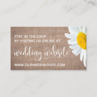 Website für Hochzeiten, Hübsches Drehbuch, Burlap