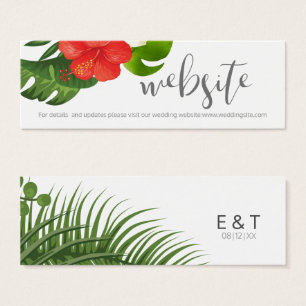 Website für Hochzeiten mit tropischem Flair, Beila