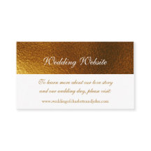 Website für Hochzeiten Royal White Golden Shiny