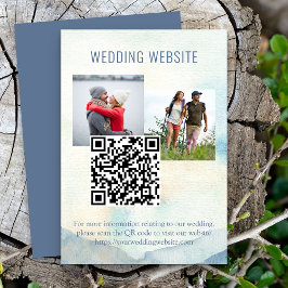 Website für Hochzeiten von Mountain Lake Foto und  Begleitkarte
