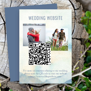 Website für Hochzeiten von Mountain Lake Foto und  Begleitkarte