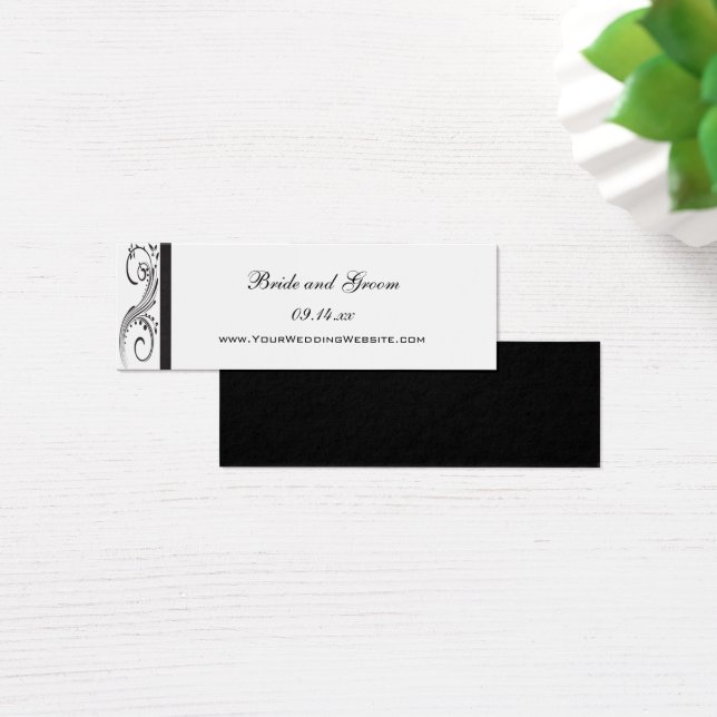 Website für Hochzeiten von Schwarzweiß-Wirbel (Schreibtisch)