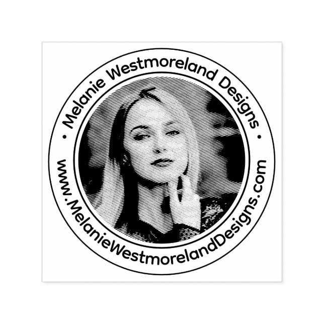 Website für Ihr Foto Portrait #1 Permastempel (Design)