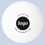Website für Logos Tischtennisball<br><div class="desc">Fügen Sie Ihr eigenes Logo und Textauswahl zu diesem Design hinzu. Entfernen Sie den oberen oder unteren Text, wenn Sie es vorziehen. Minimalistisch und beruflich. Ideal für Mitarbeiterwerbung, Sponsoring oder als Werbeprodukt für Ihre Kunden und Kunden.</div>