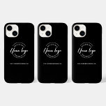 Website für White-Logos für benutzerdefinierte Unt Case-Mate iPhone 14 Hülle<br><div class="desc">Erhöhen Sie die Markenpräsenz Ihres Unternehmens mit der Black Phone Case Website für das Schwarze Handy mit dem Custom Business White Logo. Dieses personalisierte Handy-Gehäuse verbindet Praktikabilität und berufliche Ästhetik nahtlos und macht es zu einem unverzichtbaren Accessoire für Sie und Ihr Team. Das Gehäuse des Telefons ist elegant und zeitlos,...</div>