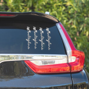 Website-Geschäftsname-Fenster-Aufkleber für Auto Aufkleber