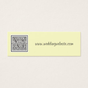 Website-Karte für das Hochzeitslogo