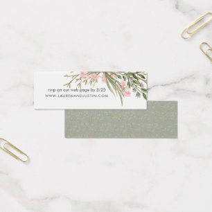 Website-Karte für Hochzeiten im Magischen Wald