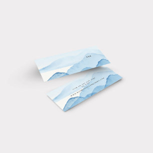 Website-Karte für Hochzeiten in blauen Gebirgen