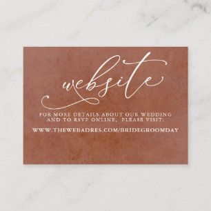 Website-Karte für tropische Blumenwüste Visitenkarte