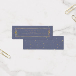 Website-Karte Pastel Blue Celestial Gold