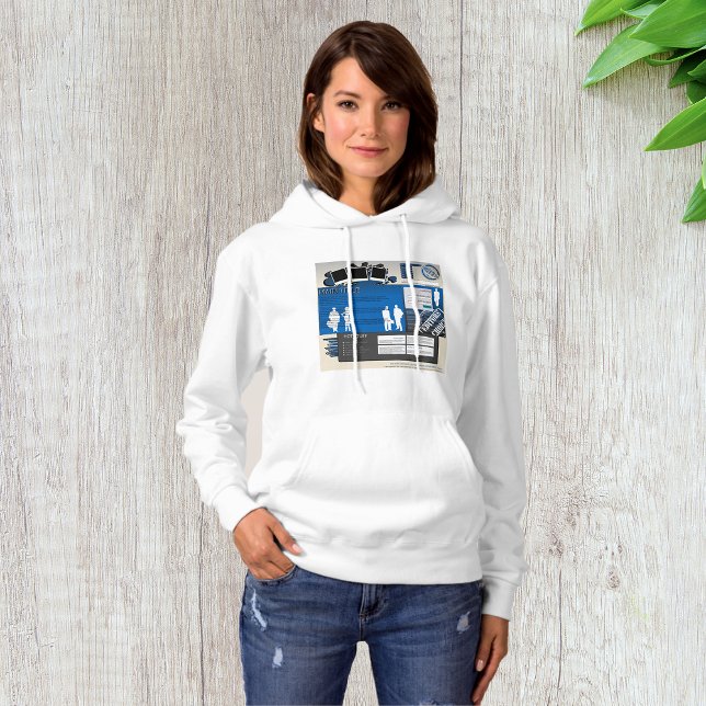 Website Layout Womens Hoodie (Von Creator hochgeladen)