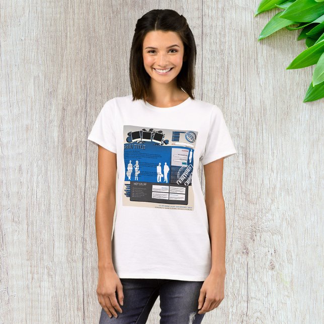 Website Layout Womens T - Shirt (Von Creator hochgeladen)