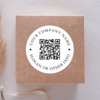 Website Link QR Code Minimaler Geschäftsname