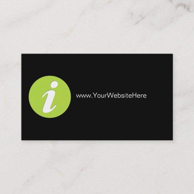 Website-Marketings-Geschäfts-Karten Visitenkarte (Vorderseite)