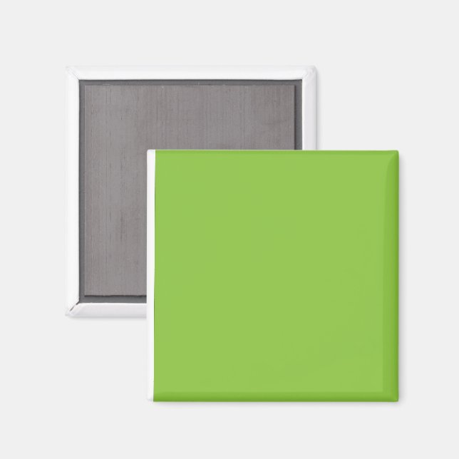 Website mit grünem Hintergrund und weißer Grenze Magnet (Vorderseite/Rückseite)