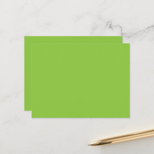 Website mit grünem Hintergrund und weißer Grenze Postkarte