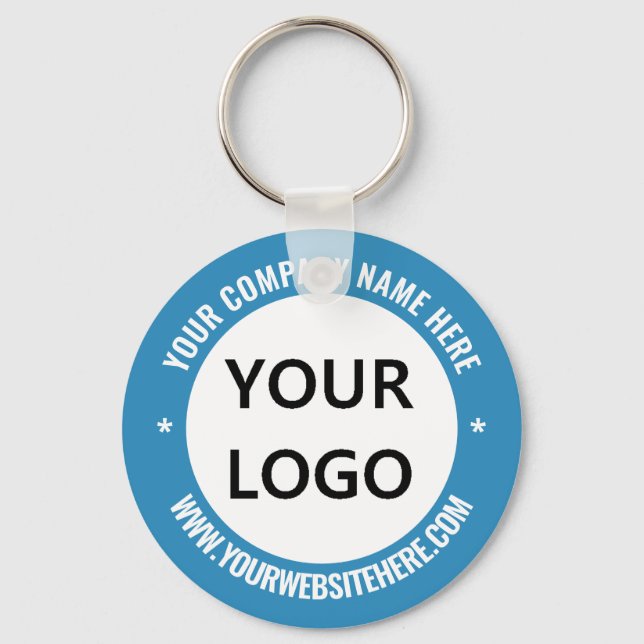 Website-Schlüsselanhänger für Firmenlogo Schlüsselanhänger (Vorderseite)