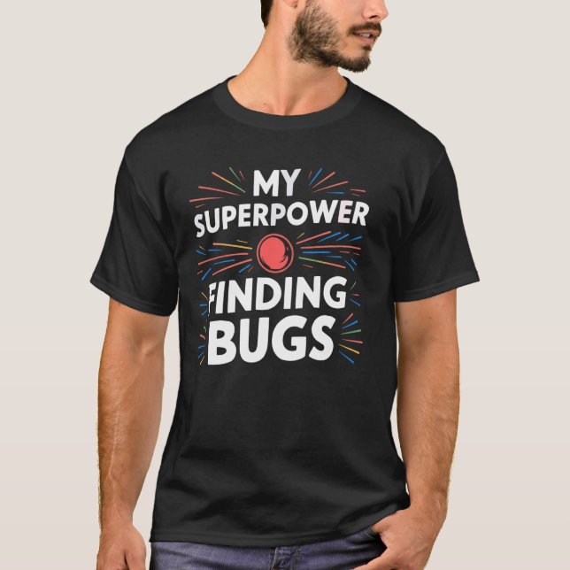 Website Testing Software Developer Website Tester T-Shirt (Vorderseite)