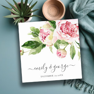 WEBSITE-UAWG: WETTBEWERBUNG DER WEICHEN BLUSH FLOR QUADRATISCHE VISITENKARTE