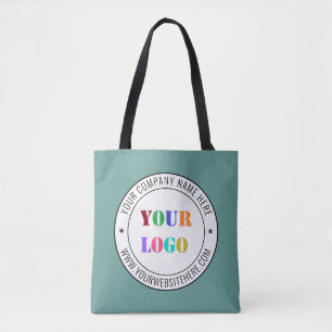 Website und Briefmarke Ihres Logo-Namens Tasche