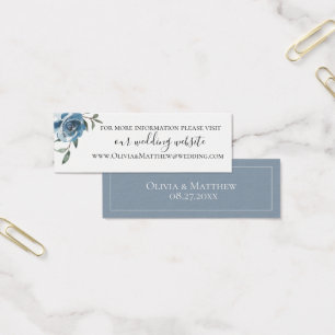 Website von Dusty Blue Botanical Wedding