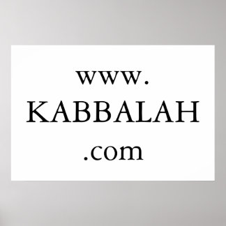 Website von kabbalah poster