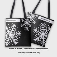 Website von Snowflake Black & White Company Name