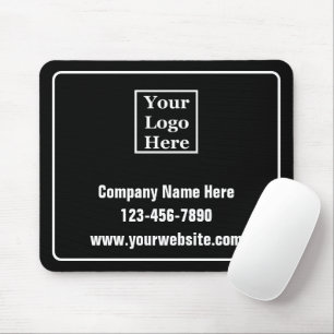 Website zu Black & White Company-Logos Mousepad