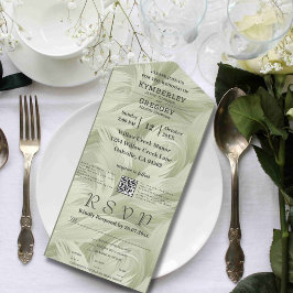 Website zum Abstrakten Pinselmuster E-Mail-QR-Code All In One Einladung